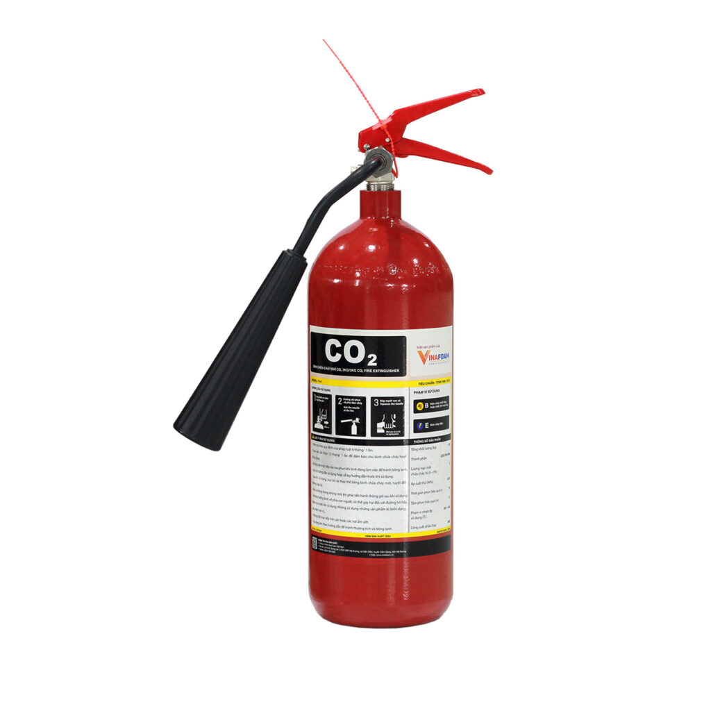 Bình chữa cháy CO2 3KG - VINAFOAM