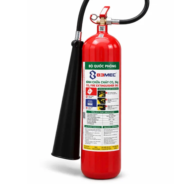 Bình chữa cháy khí CO2 5KG – BQP